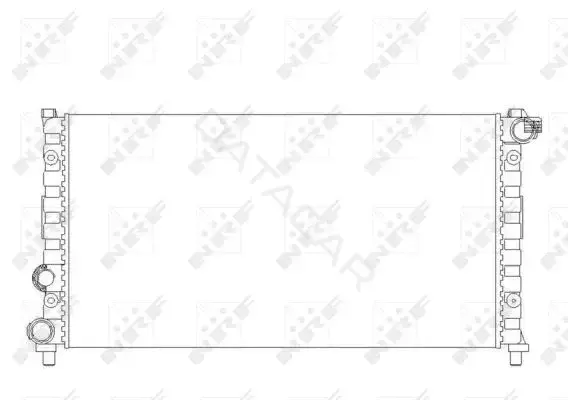 Радиатор охлаждения NRF 58765