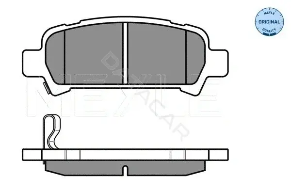 Тормозные колодки MEYLE 0252357214/W