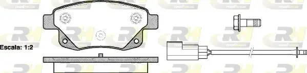 Тормозные колодки ROADHOUSE 21252.02