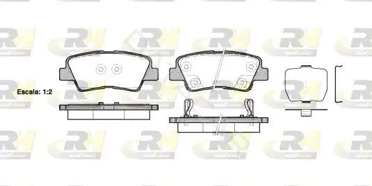 Тормозные колодки ROADHOUSE 21362.02