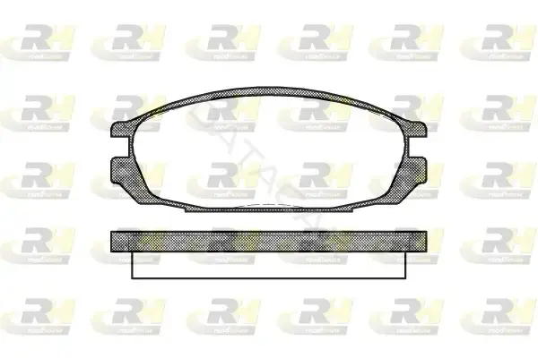 Тормозные колодки ROADHOUSE 2292.00
