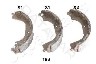 Барабанные колодки JAPANPARTS GF-196AF