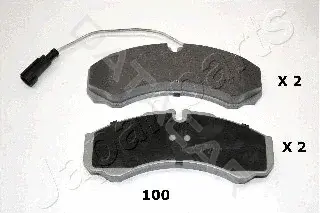 Тормозные колодки JAPANPARTS PP-100AF