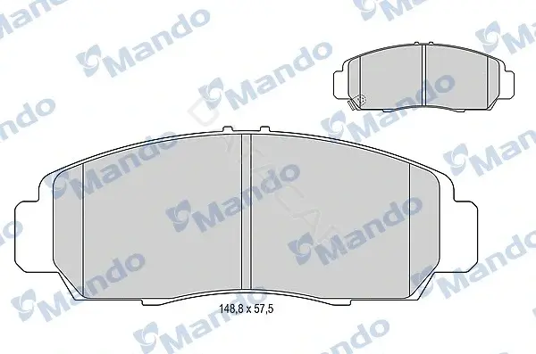 Тормозные колодки MANDO MBF015003