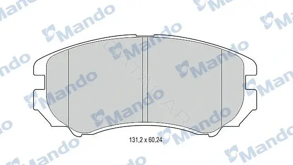 Тормозные колодки MANDO MBF015308