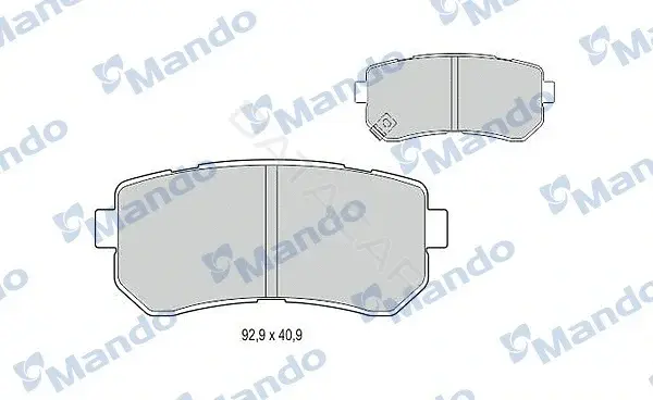Тормозные колодки MANDO MBF015963