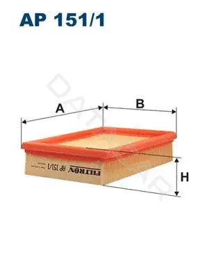 Воздушный фильтр FILTRON AP151/1