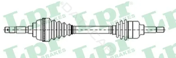 Приводной вал / Полуось LPR/AP/RAL DS21055