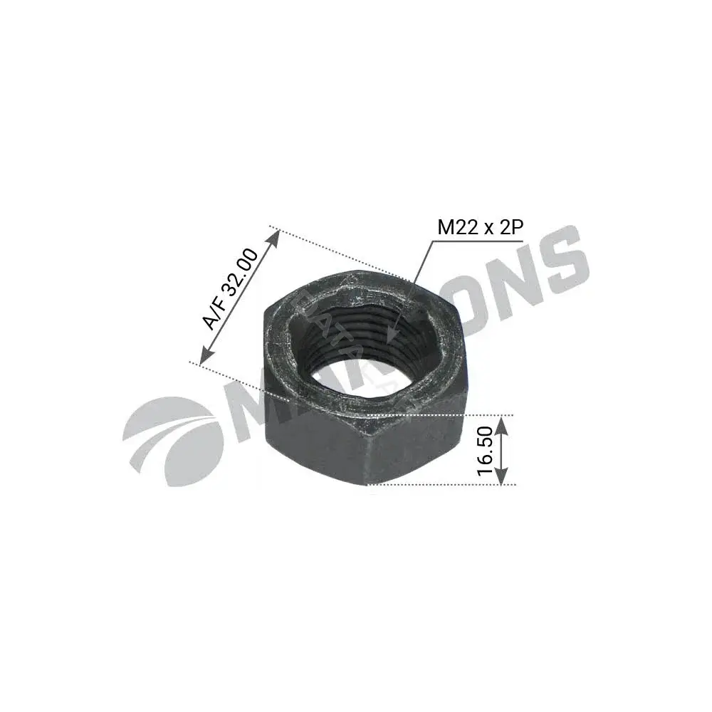 Гайка колеса MANSONS WN039