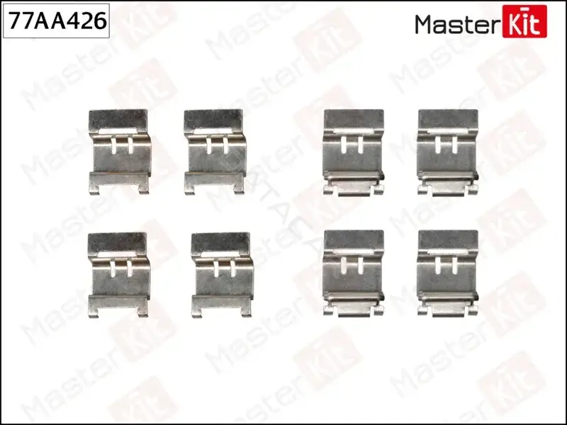 Ремкомплект тормозных колодок MASTERKIT 77AA426