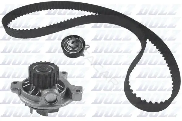 Комплект ГРМ с помпой DOLZ KD087