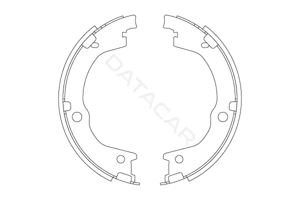 Колодки ручника TRW GS8829