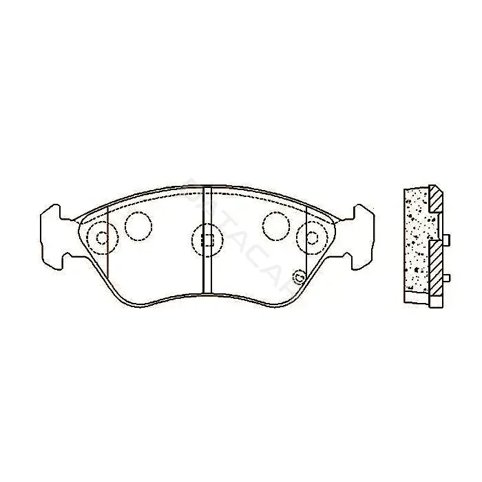 Тормозные колодки CTR GK0514