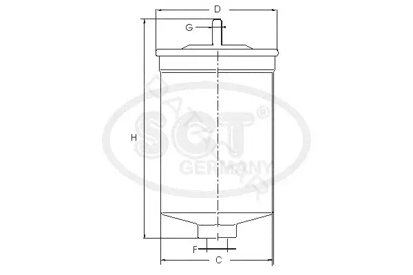 Топливный фильтр SCT GERMANY ST6160
