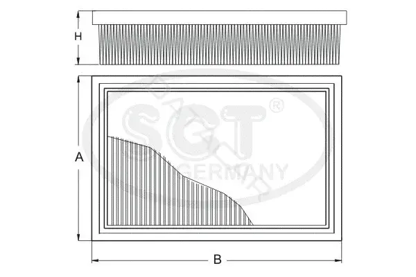 Воздушный фильтр SCT GERMANY SB3248