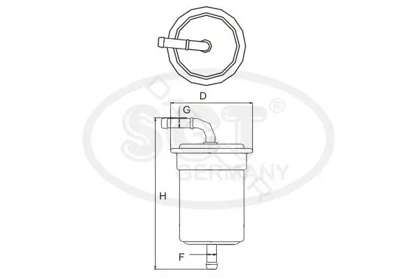 Топливный фильтр SCT GERMANY ST395