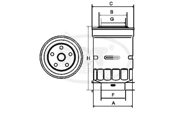 Топливный фильтр SCT GERMANY ST6125