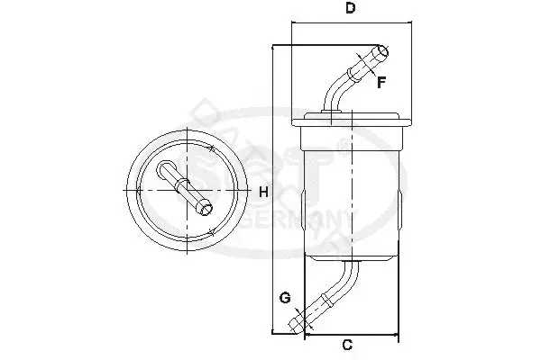 Топливный фильтр SCT GERMANY ST710