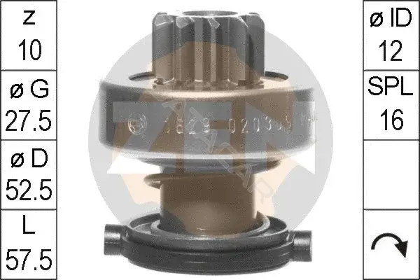 Бендикс стартера ERA ZN1629