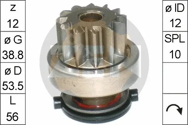 Бендикс стартера ERA ZN1642