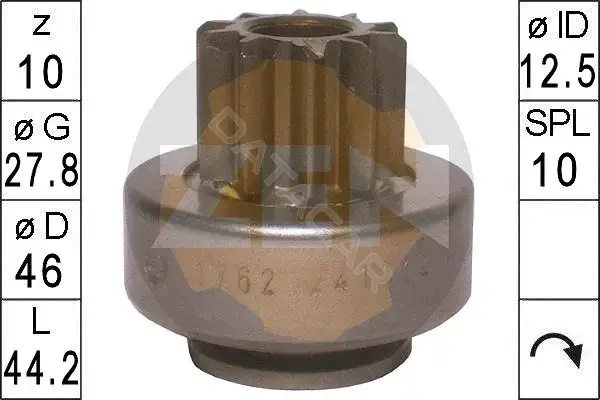 Бендикс стартера ERA ZN1762