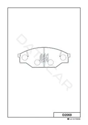 Тормозные колодки MK Kashiyama D2069