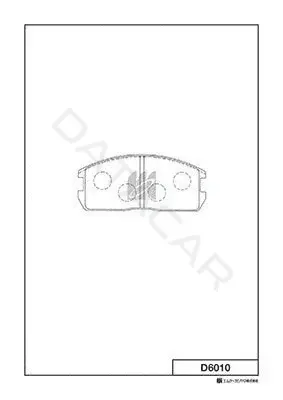 Тормозные колодки MK Kashiyama D6010