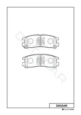 Тормозные колодки MK Kashiyama D6024M