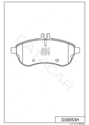 Тормозные колодки MK Kashiyama D30053H