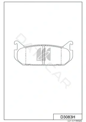 Тормозные колодки MK Kashiyama D3083H