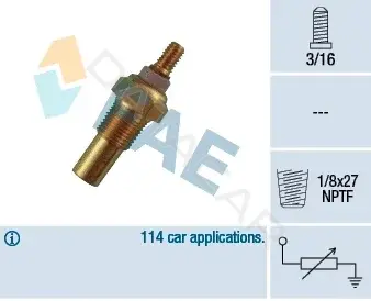Датчик температуры охлаждающей жидкости FAE 32190