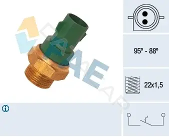 Датчик включения вентилятора FAE 37240