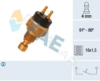 Датчик включения вентилятора FAE 37450