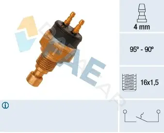 Датчик включения вентилятора FAE 37720
