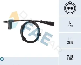 Датчик АБС FAE 78006