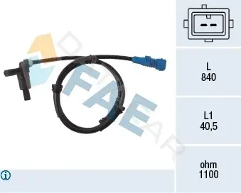 Датчик АБС FAE 78022