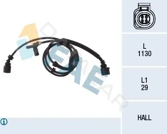 Датчик АБС FAE 78029