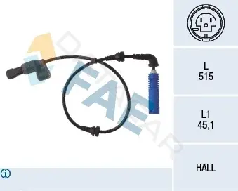 Датчик АБС FAE 78033