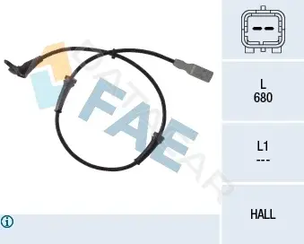 Датчик АБС FAE 78036