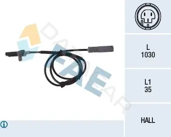 Датчик АБС FAE 78043