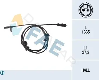 Датчик АБС FAE 78047