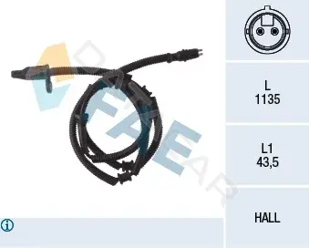 Датчик АБС FAE 78056