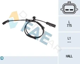 Датчик АБС FAE 78057