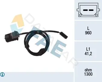 Датчик АБС FAE 78058