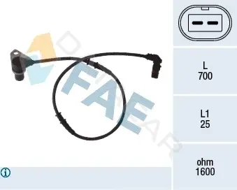 Датчик АБС FAE 78073