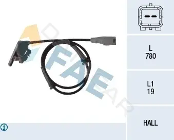 Датчик АБС FAE 78080