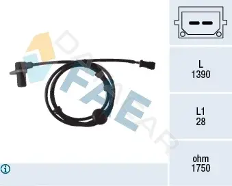 Датчик АБС FAE 78083