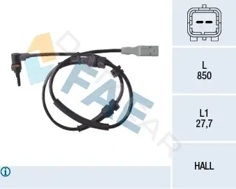 Датчик АБС FAE 78086
