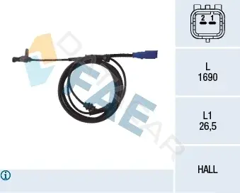 Датчик АБС FAE 78098