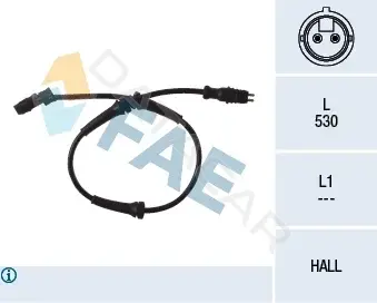 Датчик АБС FAE 78099